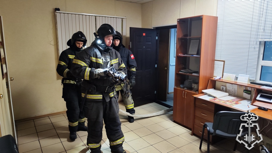 Росгвардия и МЧС провели совместные пожарно-тактические занятия в Брянске