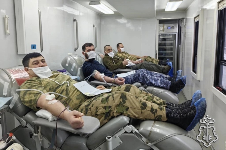 Донорская акция Росгвардии «От сердца к сердцу» прошла в Брянске